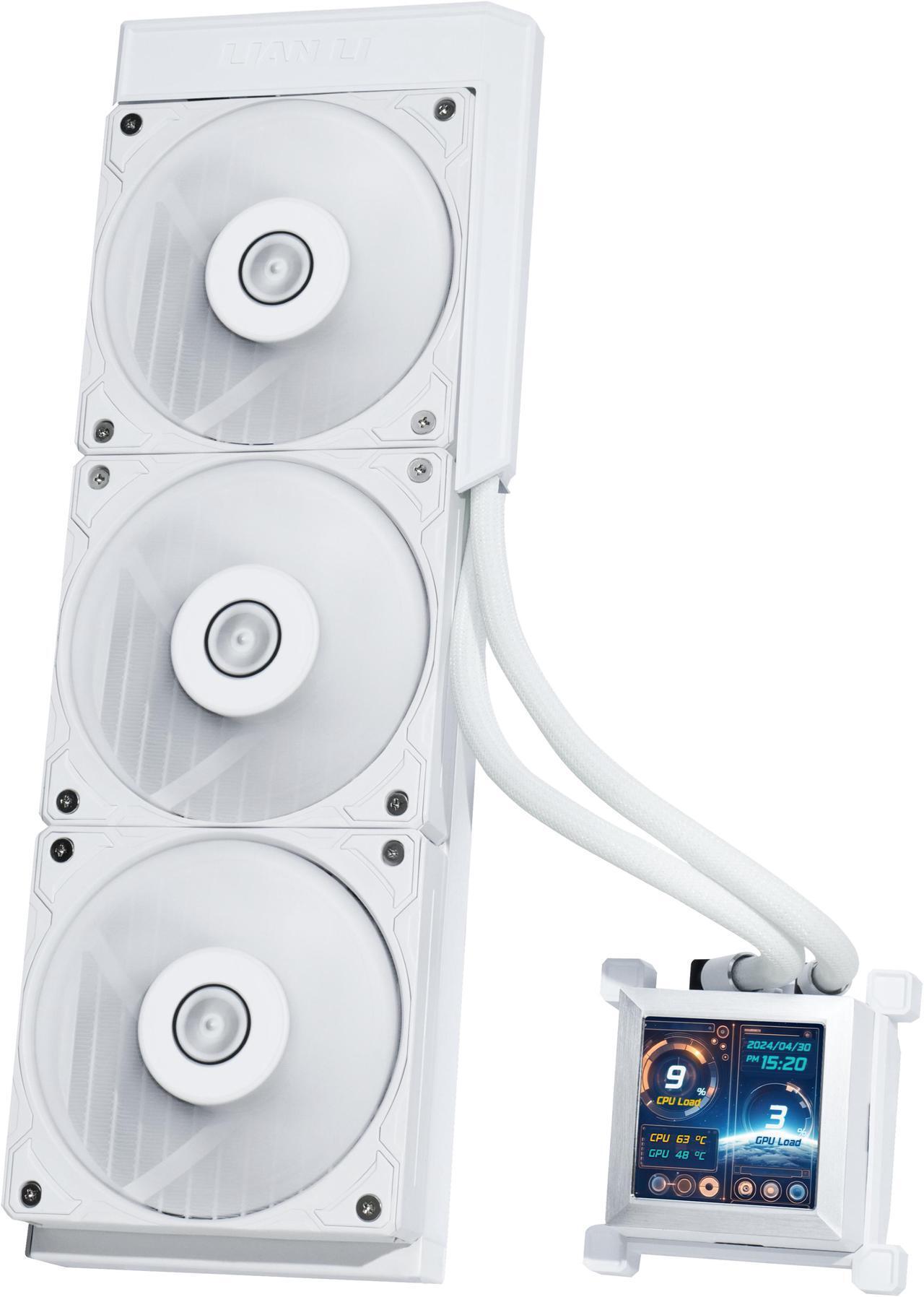 Охладител за процесор Lian Li HydroShift LCD 360 Silent - White