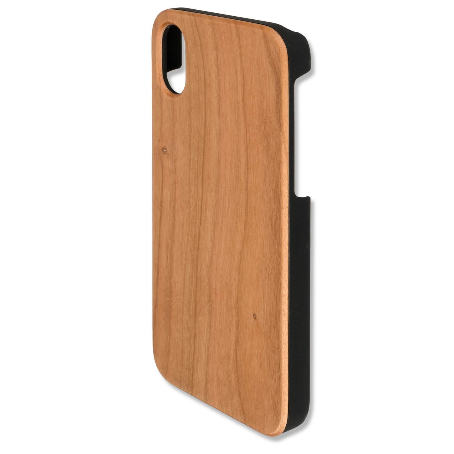 Поликарбонатов кейс с гръб от истинско дърво за iPhone XS, iPhone X - 4smarts Clip-On Cover Trendline Wood Cherry (череша) | JAR Computers Поликарбонатов кейс с гръб от истинско дърво за iPhone XS, iPhone X - 4smarts Clip-On Cover Trendline Wood Cherry (череша)