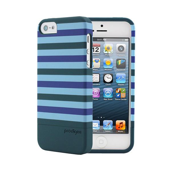 Поликарбонатов слайдер кейс за iPhone SE, iPhone 5S, iPhone 5 - Prodigee Stripes Case (син) | JAR Computers Поликарбонатов слайдер кейс за iPhone SE, iPhone 5S, iPhone 5 - Prodigee Stripes Case (син)