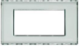 Рамка 4 мод. правоъгълна Kristall transparent LL Bticino | JAR Computers Рамка 4 мод. правоъгълна Kristall transparent LL Bticino