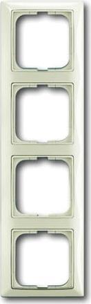 Рамка 4х цвят Chalet БЯЛ Basic 55 ABB | JAR Computers Рамка 4х цвят Chalet БЯЛ Basic 55 ABB