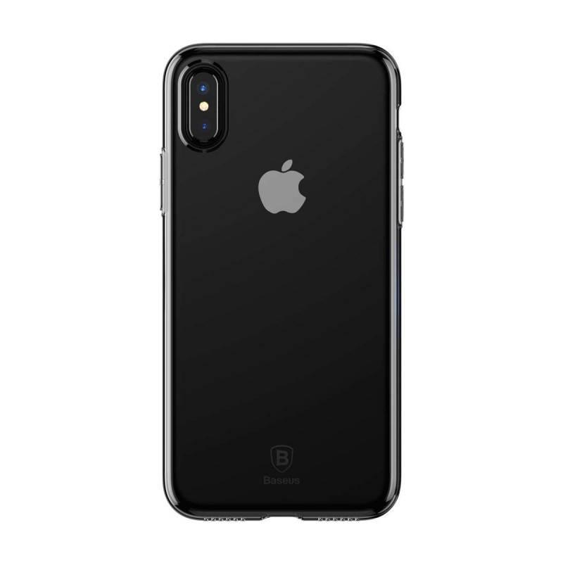 Силиконов (TPU) калъф за iPhone X - Baseus Simple Case (черен) | JAR Computers Силиконов (TPU) калъф за iPhone X - Baseus Simple Case (черен)