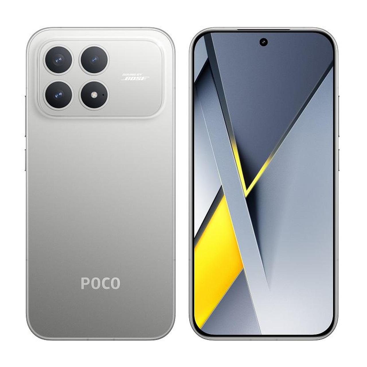 Смартфон POCO F8 PRO 256/12 TITANIUM SILVER , 12 GB, 256 GB