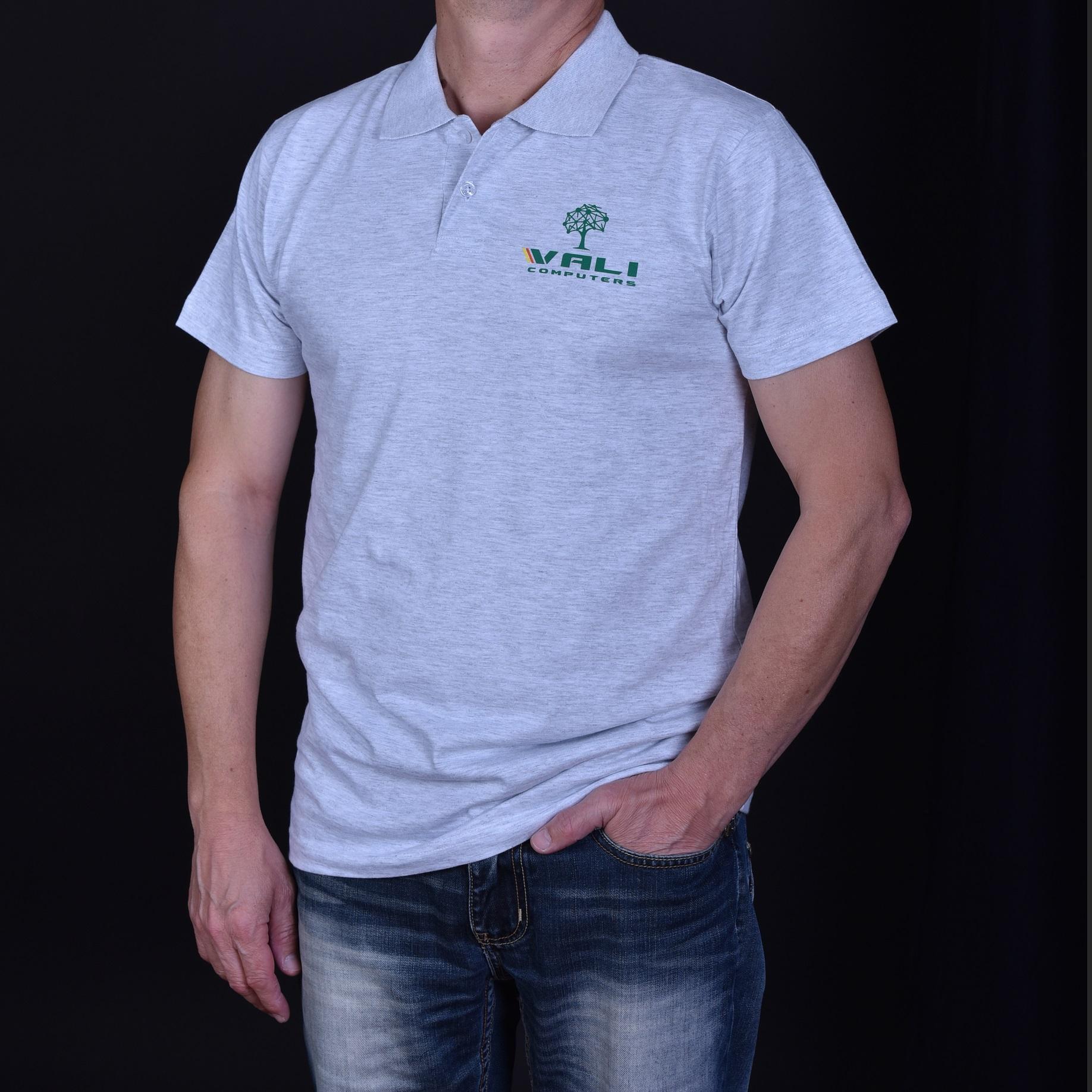 Тениска VALI COMPUTERS Gents, размер L, Бяла | JAR Computers Тениска VALI COMPUTERS Gents, размер L, Бяла
