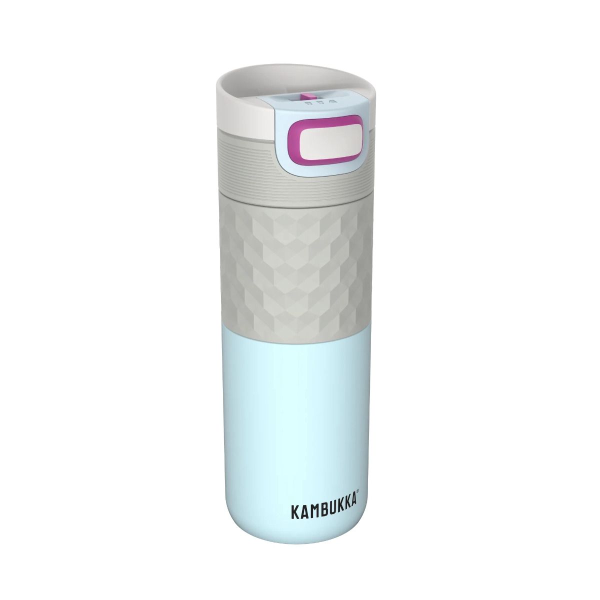 Термочаша от неръждаема стомана Kambukka Etna Grip с термокапак 3 в 1 Snapclean®, 500 мл, Bubblegum | JAR Computers Термочаша от неръждаема стомана Kambukka Etna Grip с термокапак 3 в 1 Snapclean®, 500 мл, Bubblegum