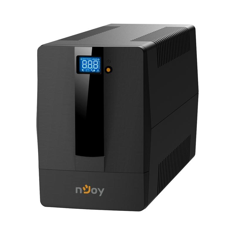 UPS 1500VA/900W, Line Interactive, Tower, Микропроцесорно управление Симулирана синусоида - NJOY Horus Plus 1500 | JAR Computers UPS 1500VA/900W, Line Interactive, Tower, Микропроцесорно управление Симулирана синусоида - NJOY Horus Plus 1500