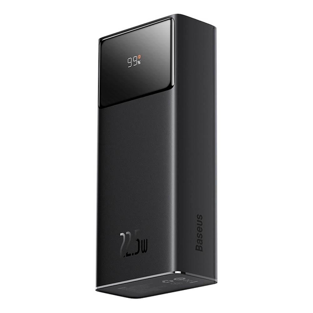 Външна батерия с 2xUSB-A и 1xUSB-C изходи с технология за бързо зареждане - Baseus EnerFill FP41 LED Display Power Bank 22.5W 30000 mAh (E0027K00) (черен) | JAR Computers Външна батерия с 2xUSB-A и 1xUSB-C изходи с технология за бързо зареждане - Baseus EnerFill FP41 LED Display Power Bank 22.5W 30000 mAh (E0027K00) (черен)