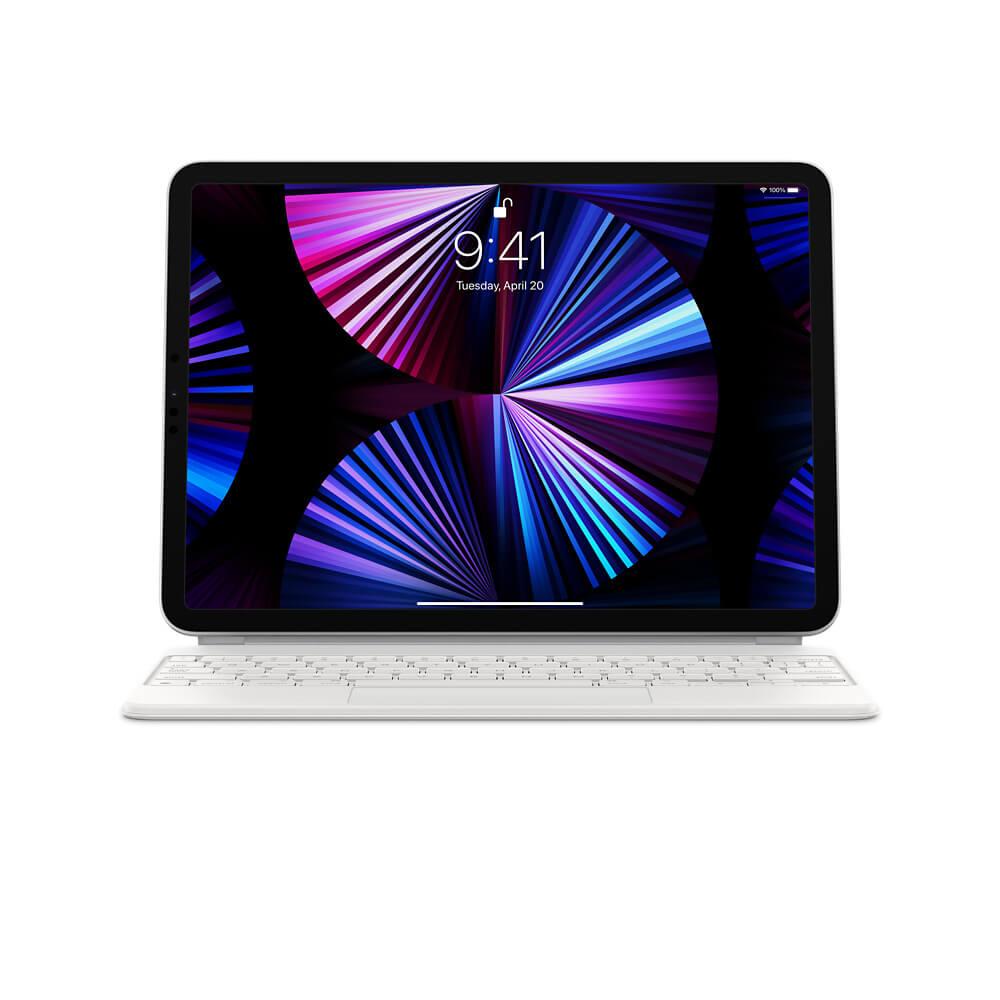 Безжична клавиатура за iPad Pro 11 M1 (2021), iPad Pro 11 (2020), iPad Pro 11 (2018), iPad Air 5 (2022), iPad Air 4 (2020) - Apple Magic Keyboard International (бял) | JAR Computers Безжична клавиатура за iPad Pro 11 M1 (2021), iPad Pro 11 (2020), iPad Pro 11 (2018), iPad Air 5 (2022), iPad Air 4 (2020) - Apple Magic Keyboard International (бял)