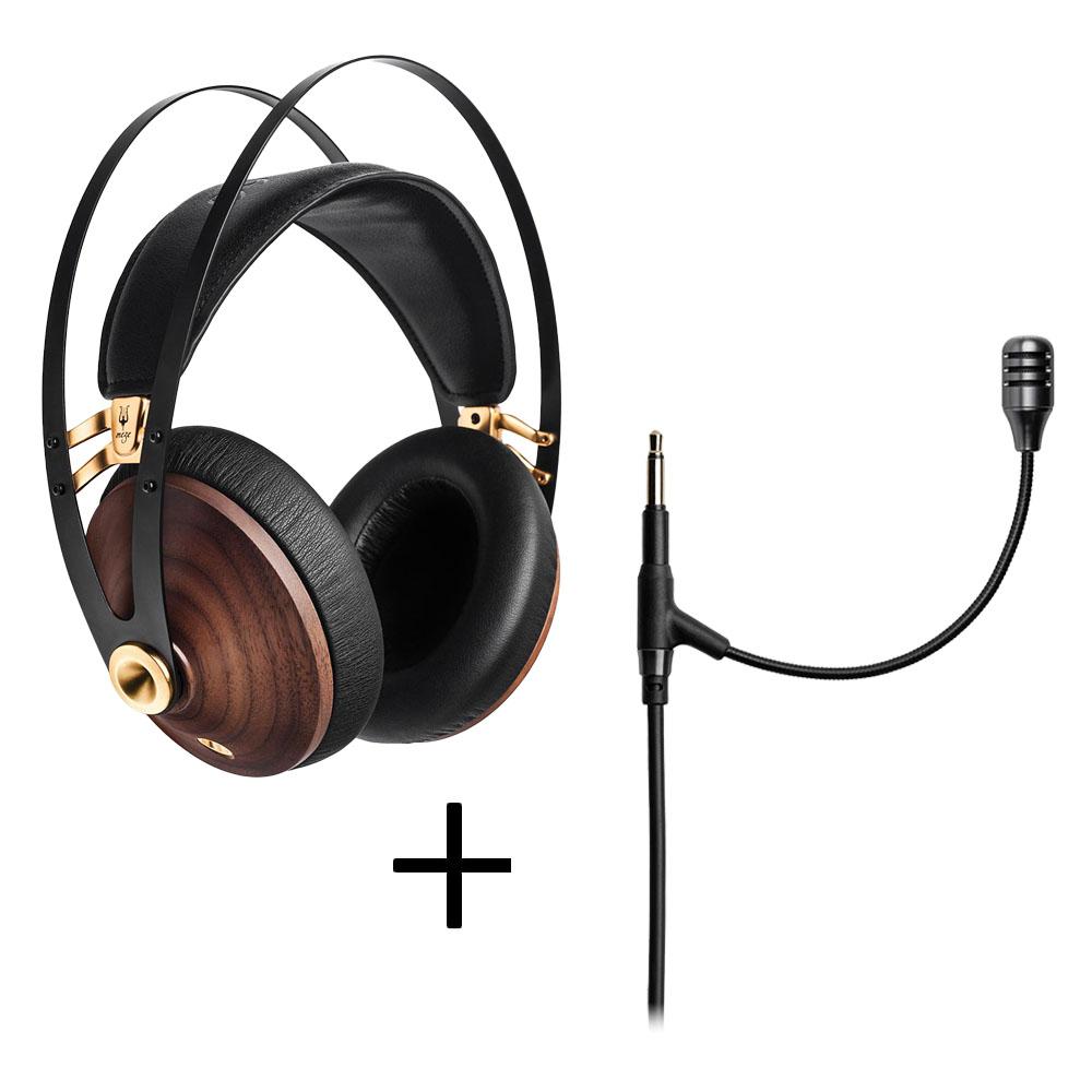 Бъндъл Meze Audio 99 CLASSICS Walnut & Boom Mic - златист