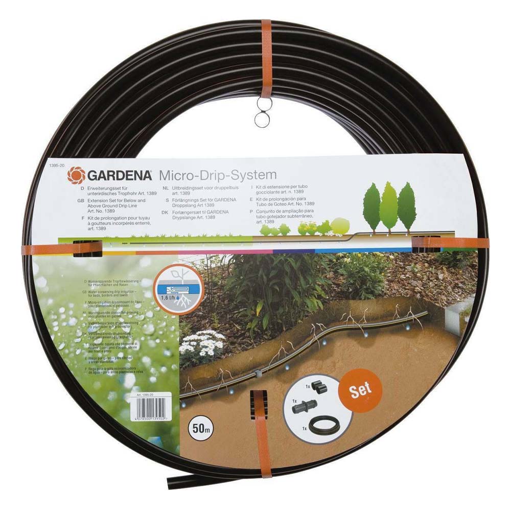 Gardena Micro-Drip-System 13,7 mm, 1,6 l/h, 50 m, Erw. (01395-20) (GRD01395-20) | JAR Computers Gardena Micro-Drip-System 13,7 mm, 1,6 l/h, 50 m, Erw. (01395-20) (GRD01395-20)