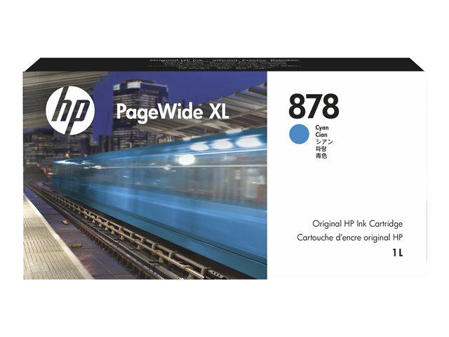 HP 878 1L Cyan PageWide XL Ink Crtg | JAR Computers HP 878 1L Cyan PageWide XL Ink Crtg