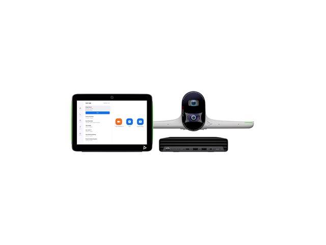 HP Poly Studio Large Room Bundle for Zoom Rooms Studio E70 Smart Camera and HP PC w/TC10 ABB | JAR Computers HP Poly Studio Large Room Bundle for Zoom Rooms Studio E70 Smart Camera and HP PC w/TC10 ABB