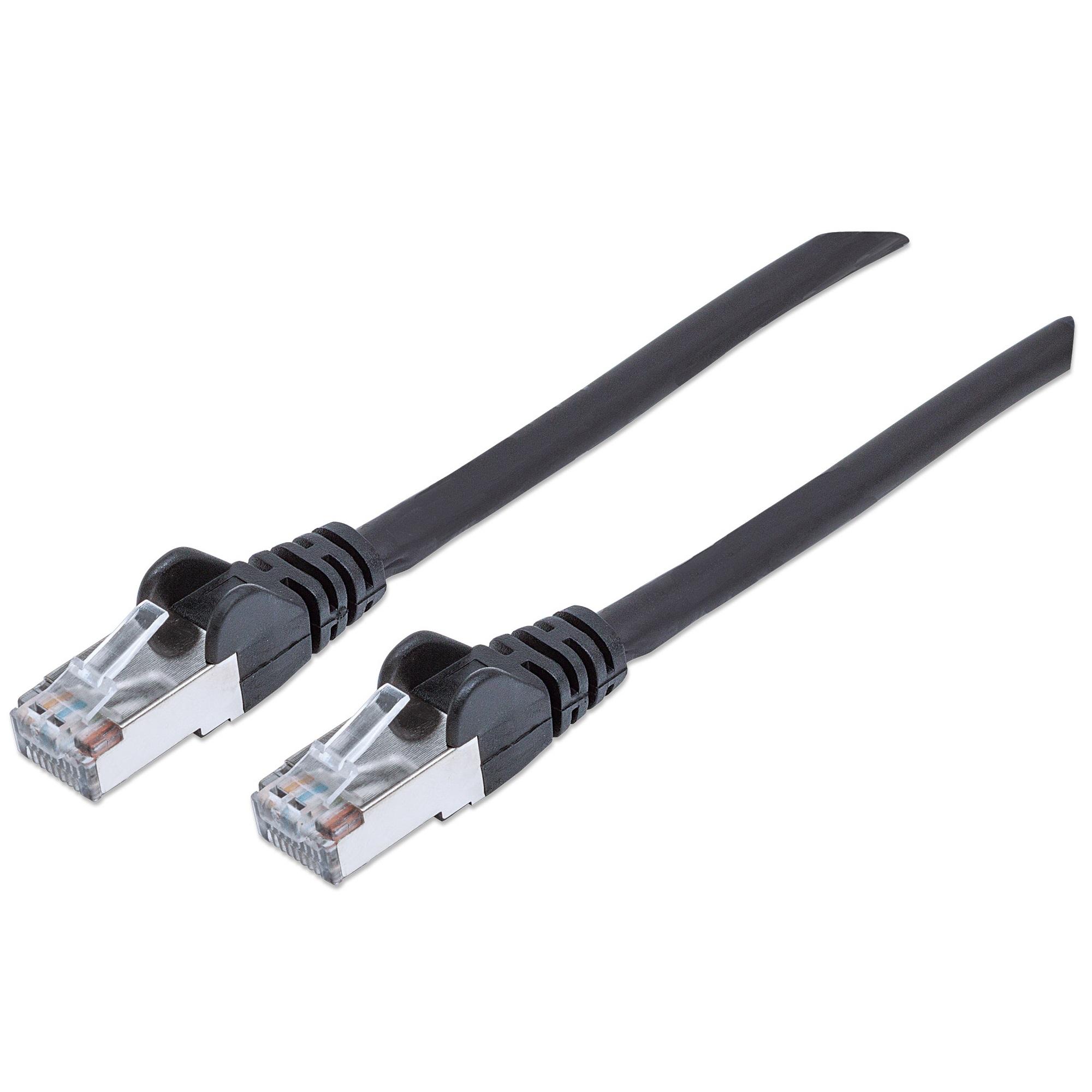 INTELLINET 741224 :: Patch кабел Cat.7, S/FTP, LSOH, 26 AWG, черен, 30.0 м