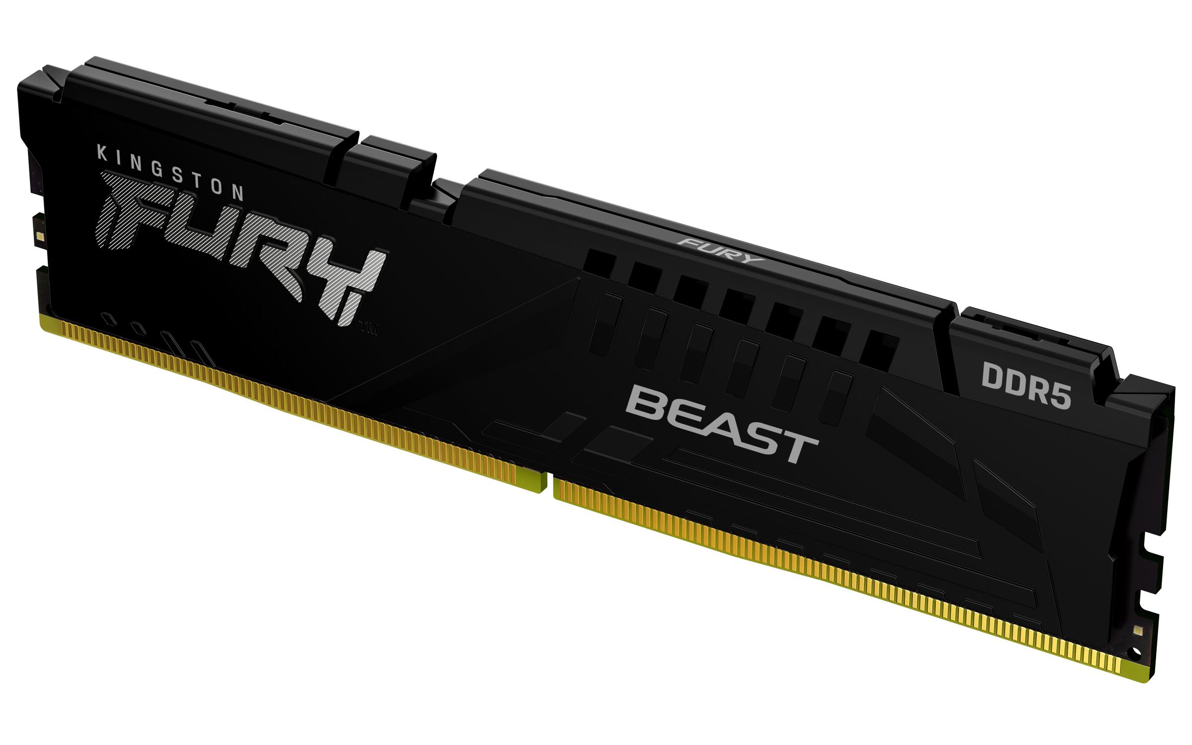 Kingston Technology FURY Beast модул памет 32 GB 1 x 32 GB DDR5 6400 MT/s 288-pin DIMM | JAR Computers Kingston Technology FURY Beast модул памет 32 GB 1 x 32 GB DDR5 6400 MT/s 288-pin DIMM
