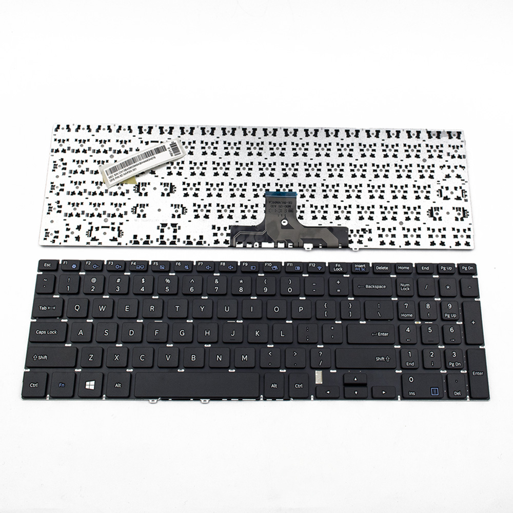Клавиатура за лаптоп Samsung NP500R5H NP500R5K NP500R5L Black Without Frame US / Черна Без Рамка (Малък Ентър) с Кирилица | JAR Computers Клавиатура за лаптоп Samsung NP500R5H NP500R5K NP500R5L Black Without Frame US / Черна Без Рамка (Малък Ентър) с Кирилица