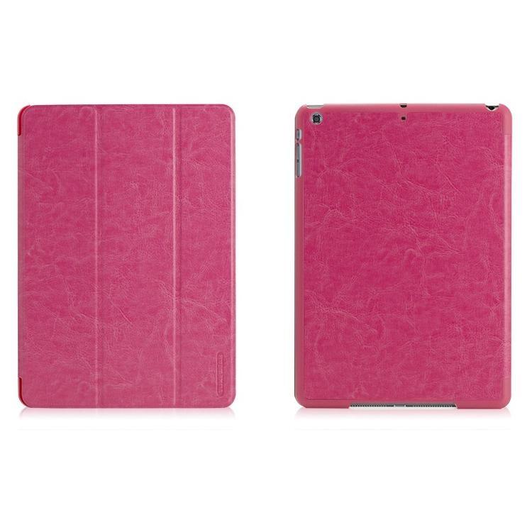 Кожен калъф с поставка и покритие за iPad Air, iPad 5 (2017) - Tunewear LeatherLook Shell (розов) | JAR Computers Кожен калъф с поставка и покритие за iPad Air, iPad 5 (2017) - Tunewear LeatherLook Shell (розов)
