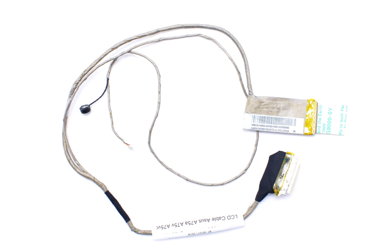 Лентов Кабел за лаптоп (LCD Cable) Asus A75a A75v A75vd A75vj A75vm F75a F75v F75vb F75vc F75vd X75a | JAR Computers Лентов Кабел за лаптоп (LCD Cable) Asus A75a A75v A75vd A75vj A75vm F75a F75v F75vb F75vc F75vd X75a