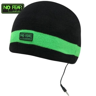 Шапка с вградени слушалки с 3.5 мм аудио жак - No Fear Headphone Beanie 14 (черен-зелен) | JAR Computers Шапка с вградени слушалки с 3.5 мм аудио жак - No Fear Headphone Beanie 14 (черен-зелен)