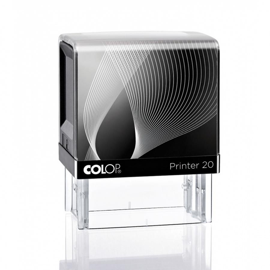 Печат Colop Printer 20, правоъгълен, 14х38 мм, черен тампон | JAR Computers Печат Colop Printer 20, правоъгълен, 14х38 мм, черен тампон