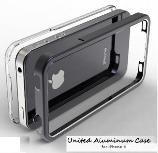 Алуминиев бъмпер за iPhone 4/4S - Pinlo Aluminum United (черен) | JAR Computers Алуминиев бъмпер за iPhone 4/4S - Pinlo Aluminum United (черен)
