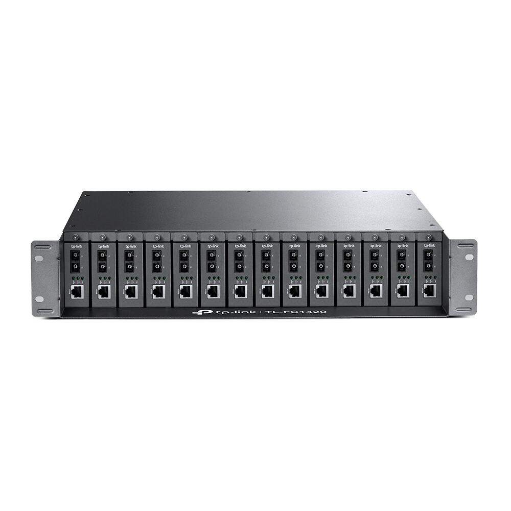 TP-Link TL-FC1420 шаси за комутатори 2U Черен | JAR Computers TP-Link TL-FC1420 шаси за комутатори 2U Черен
