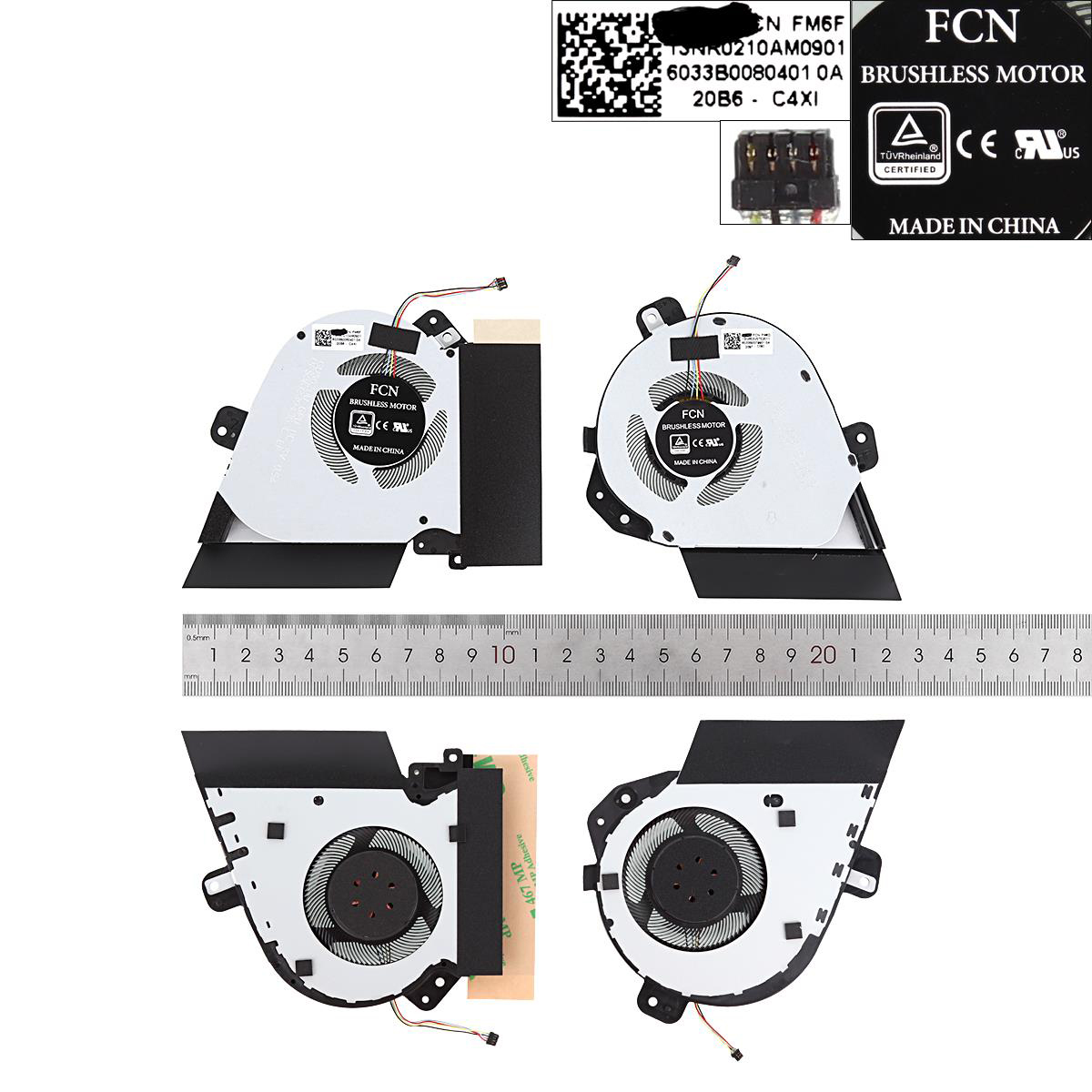 Вентилатор за лаптоп (CPU + GPU Fan) Asus Rog Zephyrus GU502DU GU502GV GA502D - 5V | JAR Computers Вентилатор за лаптоп (CPU + GPU Fan) Asus Rog Zephyrus GU502DU GU502GV GA502D - 5V