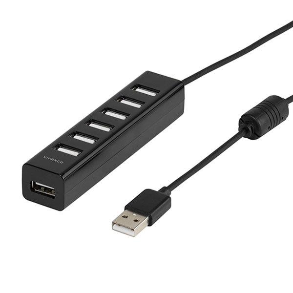 Vivanco 36661 Активен USB 2.0 хъб със седем USB порта активен | JAR Computers Vivanco 36661 Активен USB 2.0 хъб със седем USB порта активен