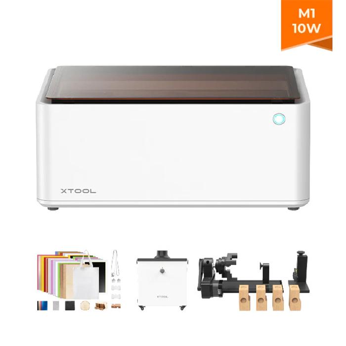 xTool Комплект лазер M1, 10 W, с абсорбатор на дим и консумативи | JAR Computers xTool Комплект лазер M1, 10 W, с абсорбатор на дим и консумативи