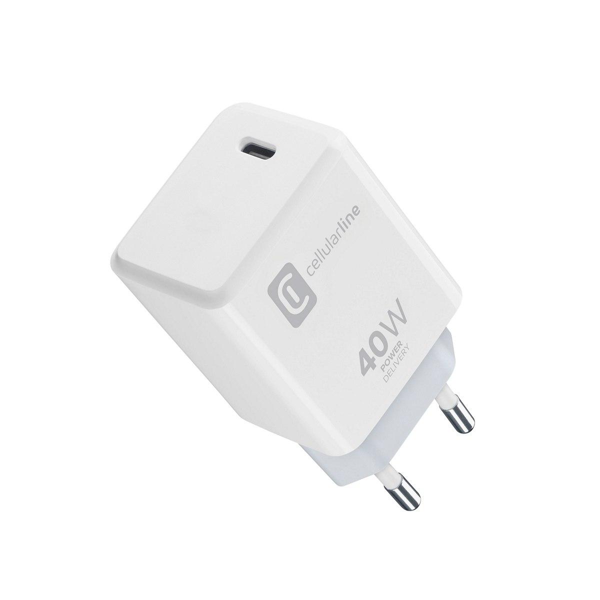 Зарядно 220V PD USB-C 40W бяло