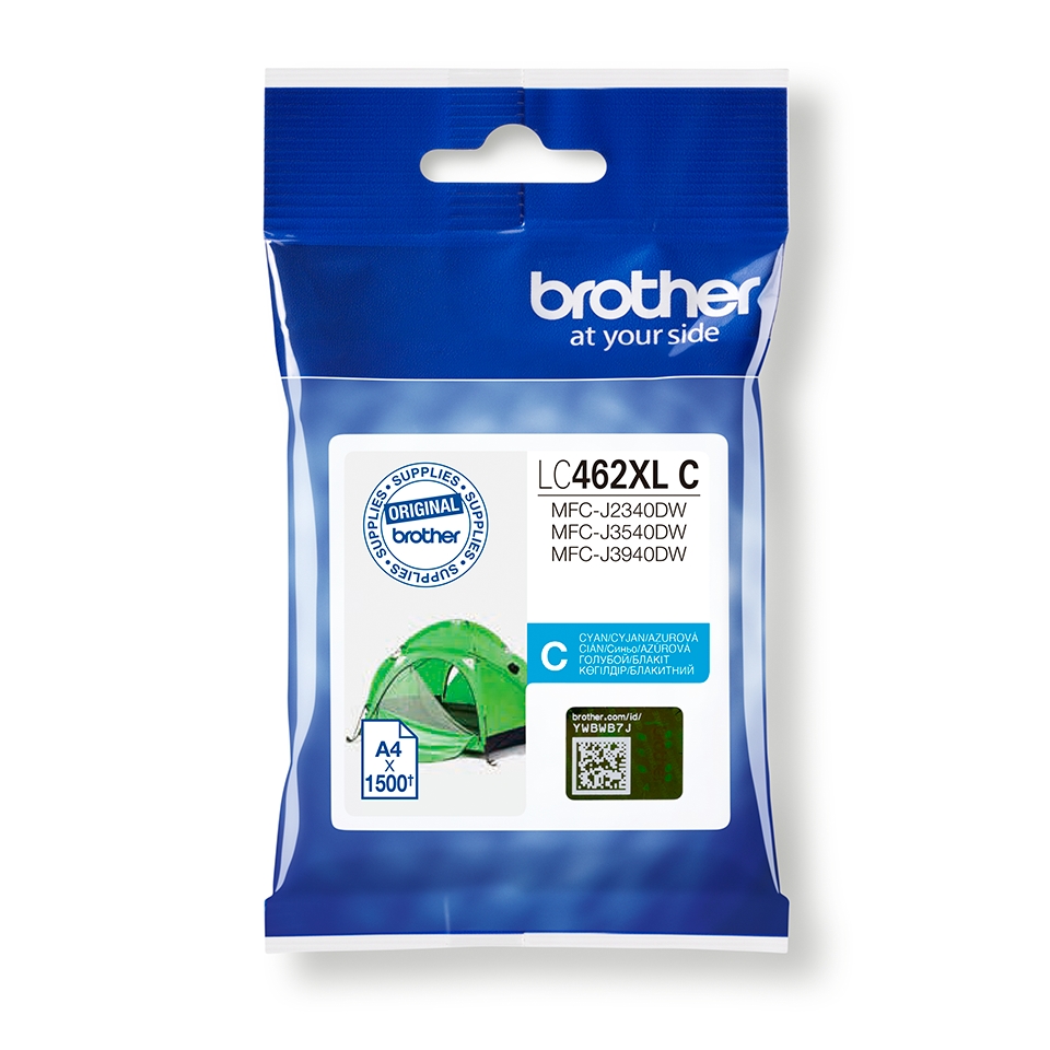 Brother LC462XLC Оригинална мастилена касета (циан) | JAR Computers Brother LC462XLC Оригинална мастилена касета (циан)