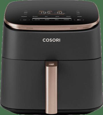 Cosori Turbo Blaze Chef Edition Единичен 6 Д Самостоятелен 1725 W Фритюрник с горещ въздух Черен, Златно розово | JAR Computers Cosori Turbo Blaze Chef Edition Единичен 6 Д Самостоятелен 1725 W Фритюрник с горещ въздух Черен, Златно розово