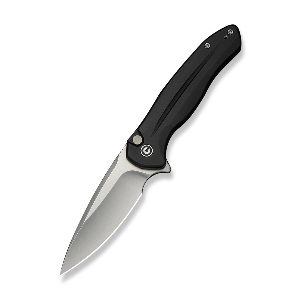 Джобен нож CIVIVI Button Lock Kitefin Black Aluminum | JAR Computers Джобен нож CIVIVI Button Lock Kitefin Black Aluminum