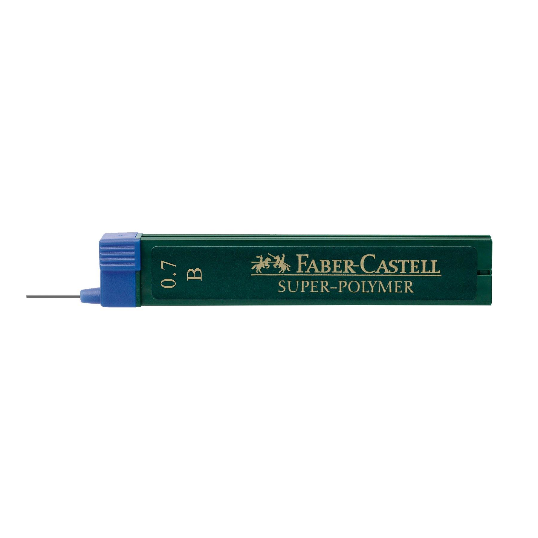 Faber-Castell Мини графити Super-Polymer, 0.7 mm, B, 12 броя