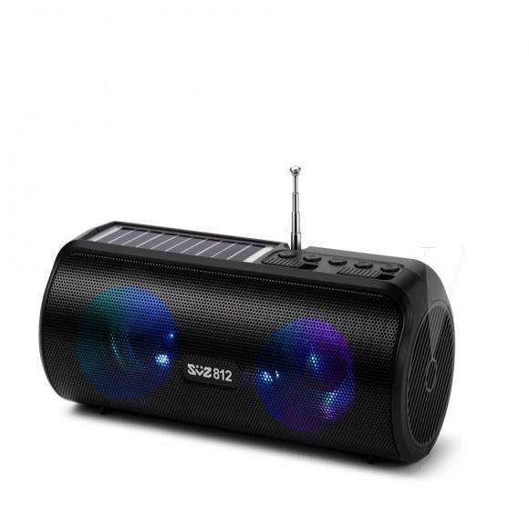 HOME SP 812 Solar/Bluetooth/RGB LED/USB/micro SD/FM Black