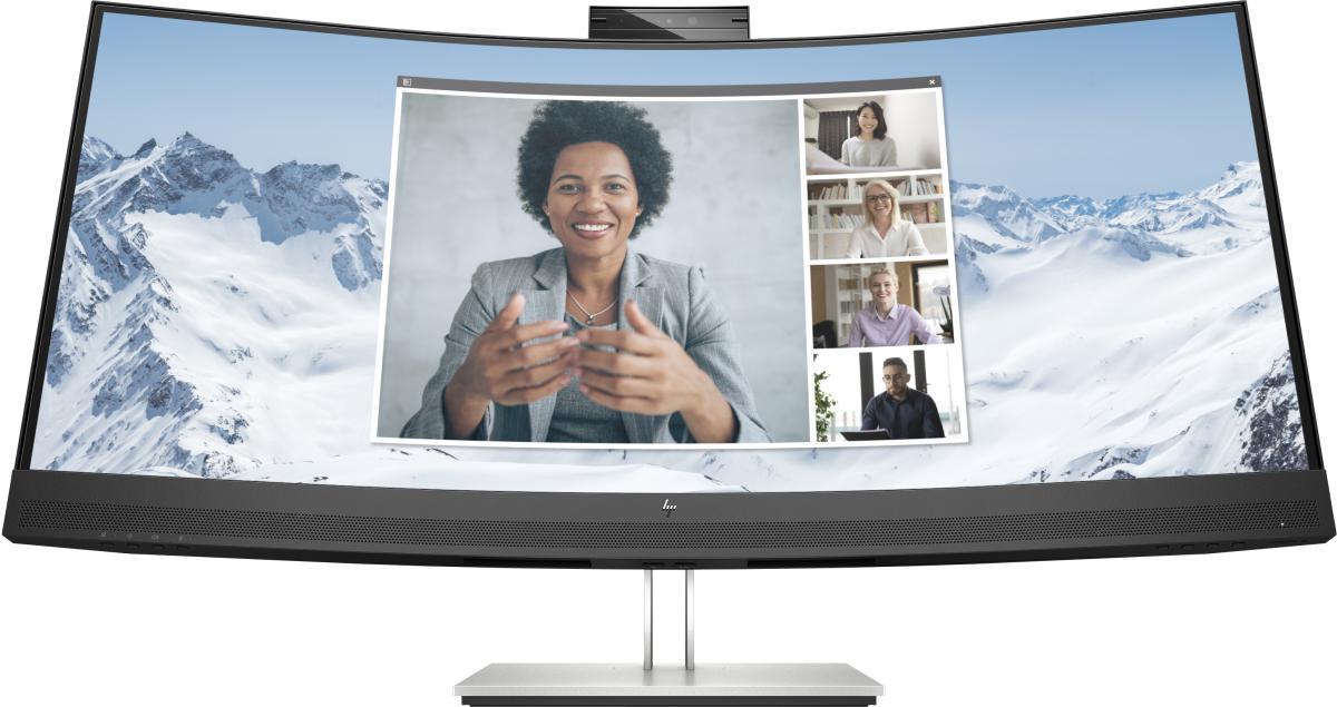 HP E-Series E34m G4 WQHD Curved USB-C Conferencing Monitor | JAR Computers HP E-Series E34m G4 WQHD Curved USB-C Conferencing Monitor