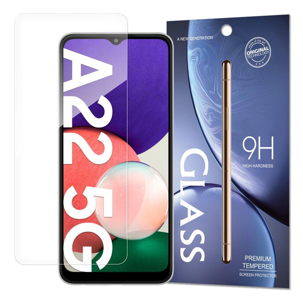 Калено стъклено защитно покритие за дисплея на Samsung Galaxy A22 5G - Premium Tempered Glass Protector 9H | JAR Computers Калено стъклено защитно покритие за дисплея на Samsung Galaxy A22 5G - Premium Tempered Glass Protector 9H