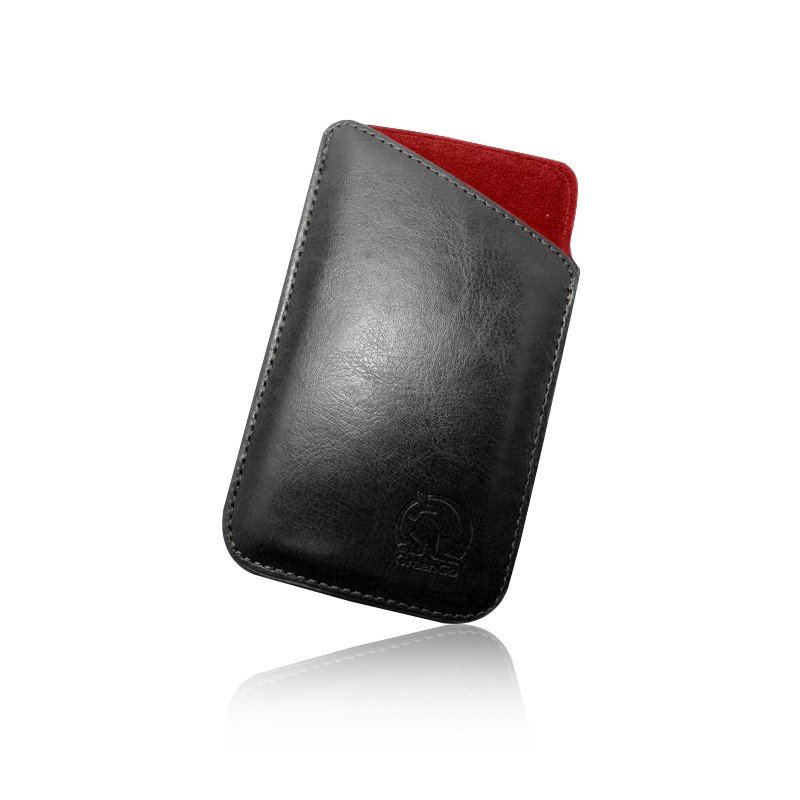 Калъф GreenGo SLIM UP SMOOTH 4" BLACK/RED T_0010362