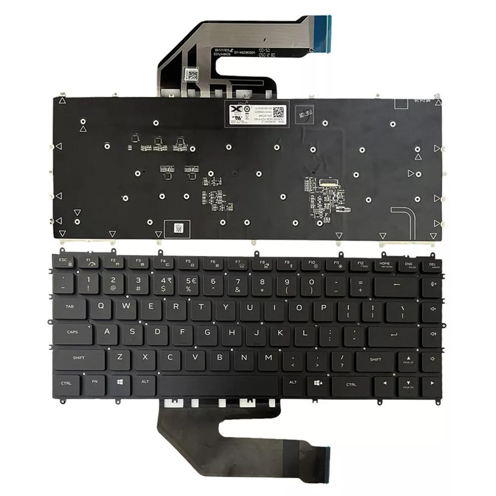 Клавиатура за лаптоп Dell Alienware X15 R1 X15 R2 Черна Без Рамка С RGB Подсветка С Малък Ентър | JAR Computers Клавиатура за лаптоп Dell Alienware X15 R1 X15 R2 Черна Без Рамка С RGB Подсветка С Малък Ентър