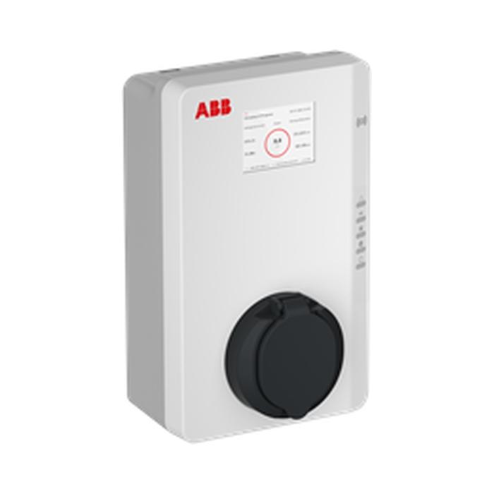 Монофазна зарядна станция с контакт Type 2 със shutter 1P 7.4kW Wi-Fi Bluetooth RFID - ABB Terra AC 2.0 6AGC128177 | JAR Computers Монофазна зарядна станция с контакт Type 2 със shutter 1P 7.4kW Wi-Fi Bluetooth RFID - ABB Terra AC 2.0 6AGC128177