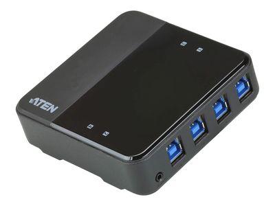 Мрежов комутатор ATEN US3344 - USB peripheral sharing switch - 4 ports | JAR Computers Мрежов комутатор ATEN US3344 - USB peripheral sharing switch - 4 ports