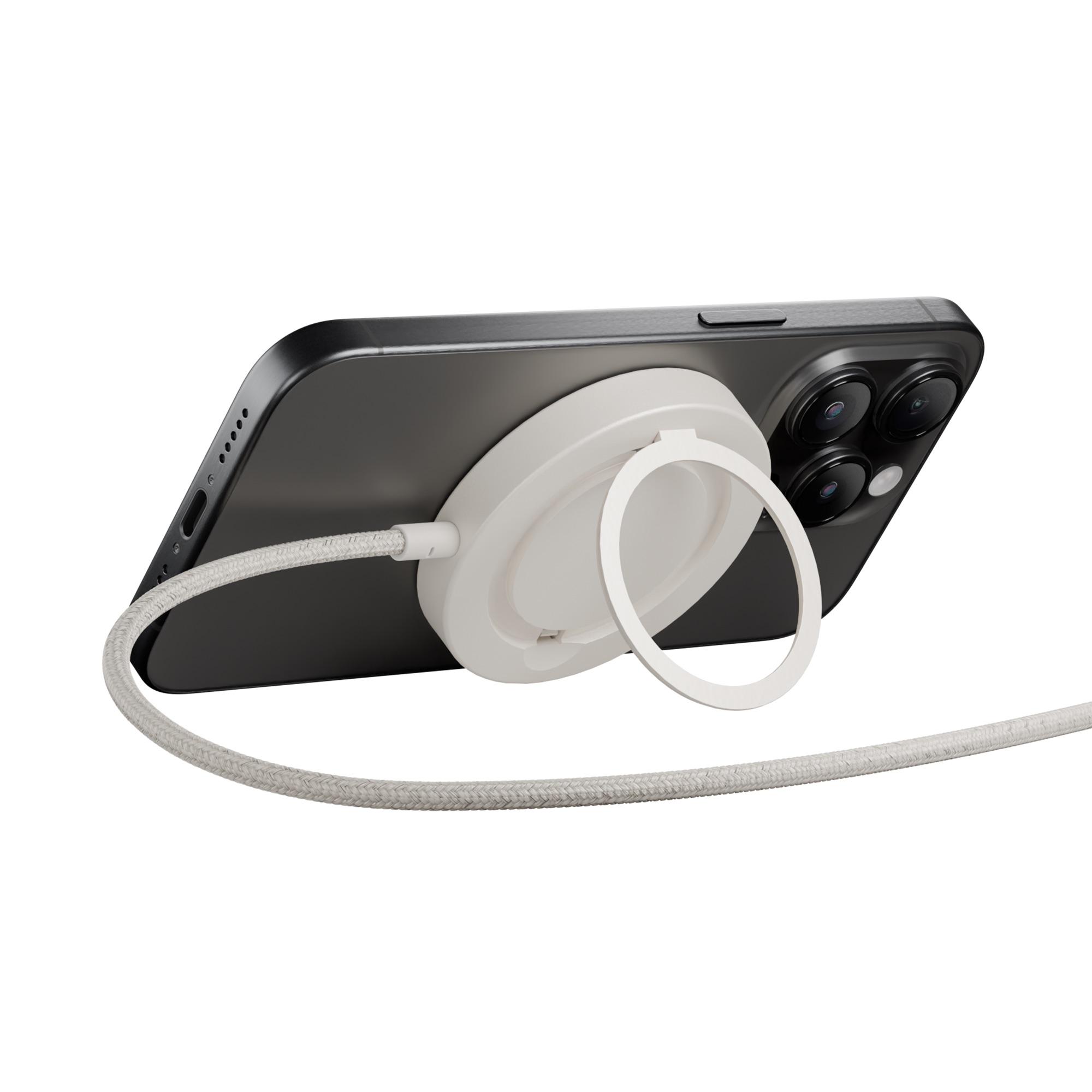 Native Union Snapstand Qi2 Wireless Charger - Standstone | JAR Computers Native Union Snapstand Qi2 Wireless Charger - Standstone