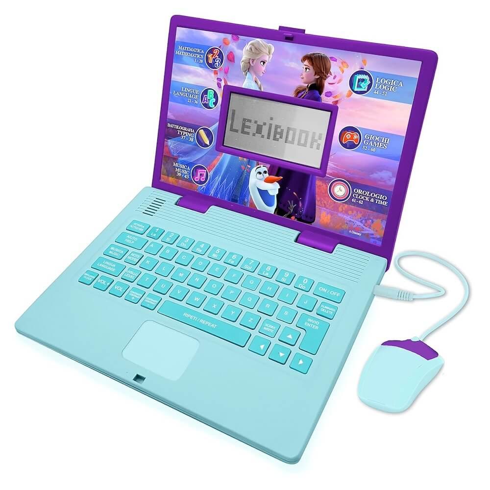 Образователен детски лаптоп играчка със 124 дейности - Lexibook Disney Frozen Bilingual Educational Laptop English and Italian (английски и италиански език) | JAR Computers Образователен детски лаптоп играчка със 124 дейности - Lexibook Disney Frozen Bilingual Educational Laptop English and Italian (английски и италиански език)