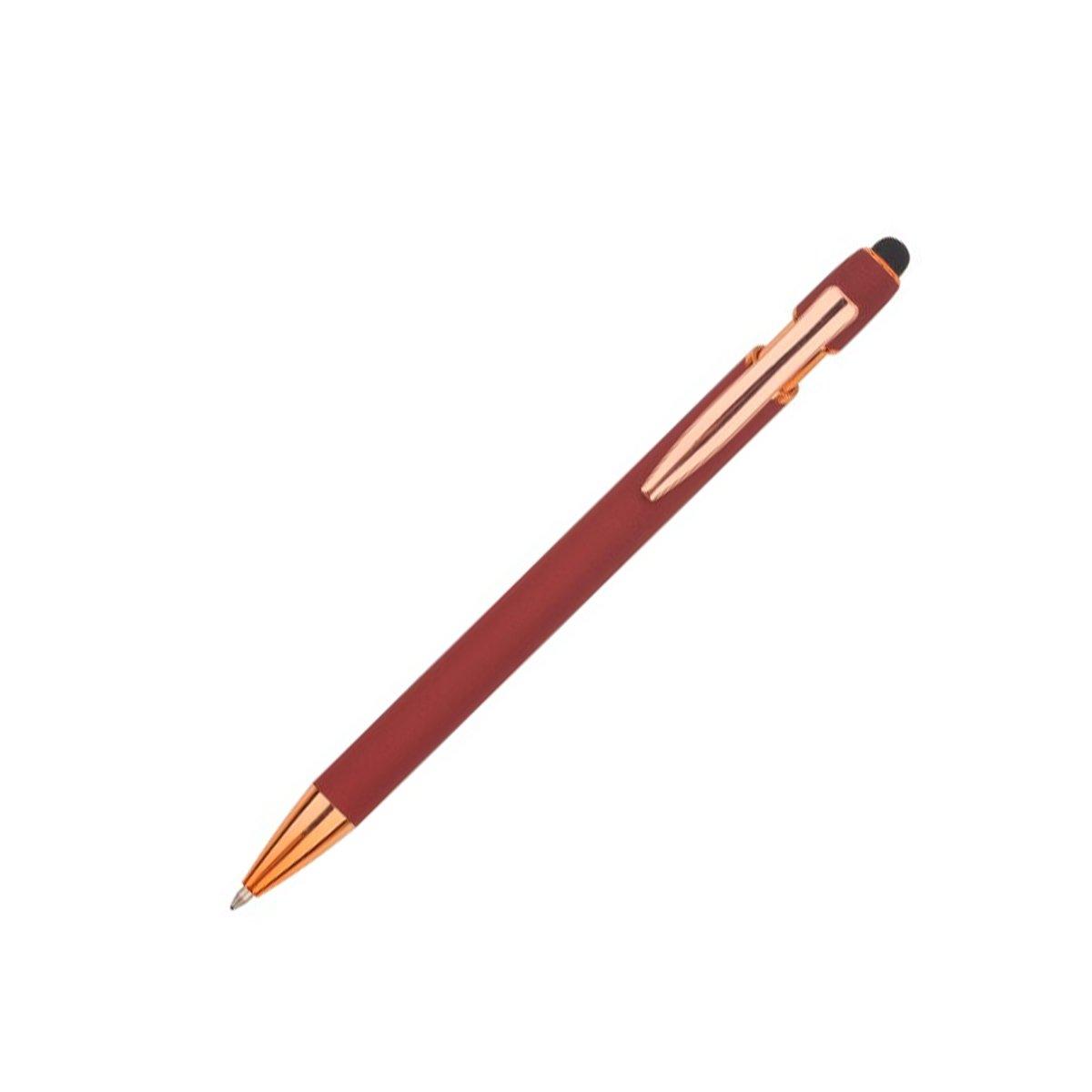 Office 1 Химикалка Carl, метална, червена