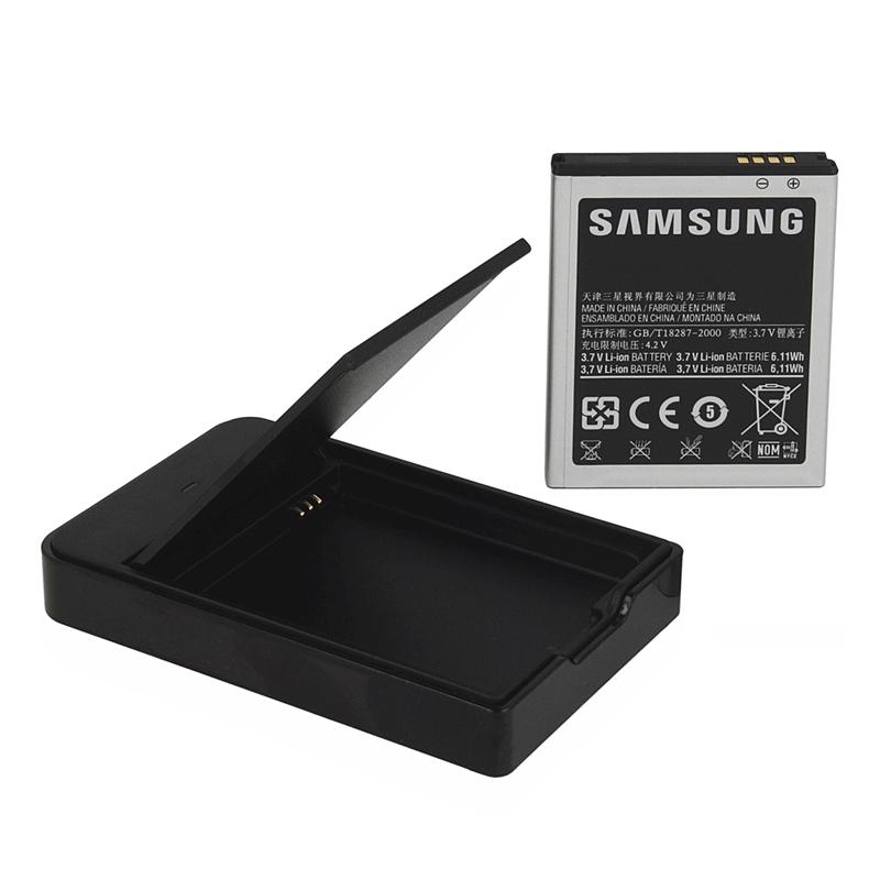 Оригинална батерия 1650mAh и док станция за Galaxy S2 i9100 - Samsung Extra Battery Kit EBH-1A2DGE | JAR Computers Оригинална батерия 1650mAh и док станция за Galaxy S2 i9100 - Samsung Extra Battery Kit EBH-1A2DGE