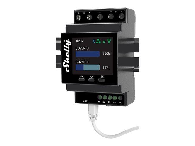 SHELLY Pro Dual Cover PM LAN WLAN Shutter Controller | JAR Computers SHELLY Pro Dual Cover PM LAN WLAN Shutter Controller