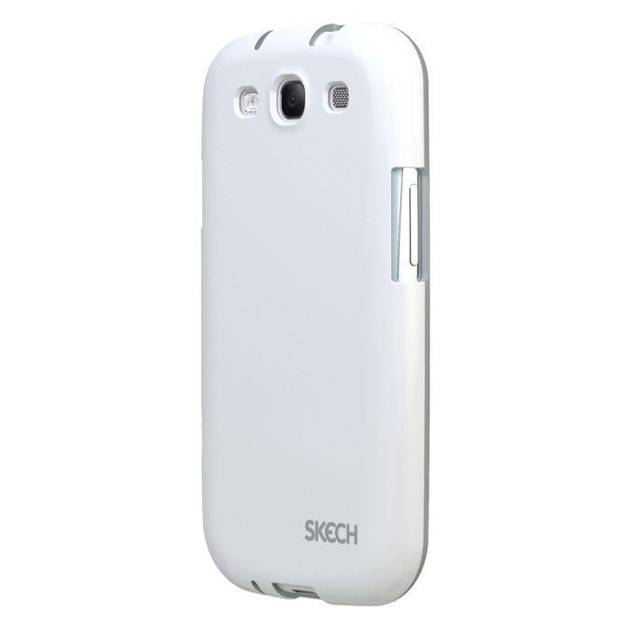 Силиконов кейс за Samsung Galaxy S3 i9300, S3 Neo - Skech Groove Snap On Case (бял) | JAR Computers Силиконов кейс за Samsung Galaxy S3 i9300, S3 Neo - Skech Groove Snap On Case (бял)