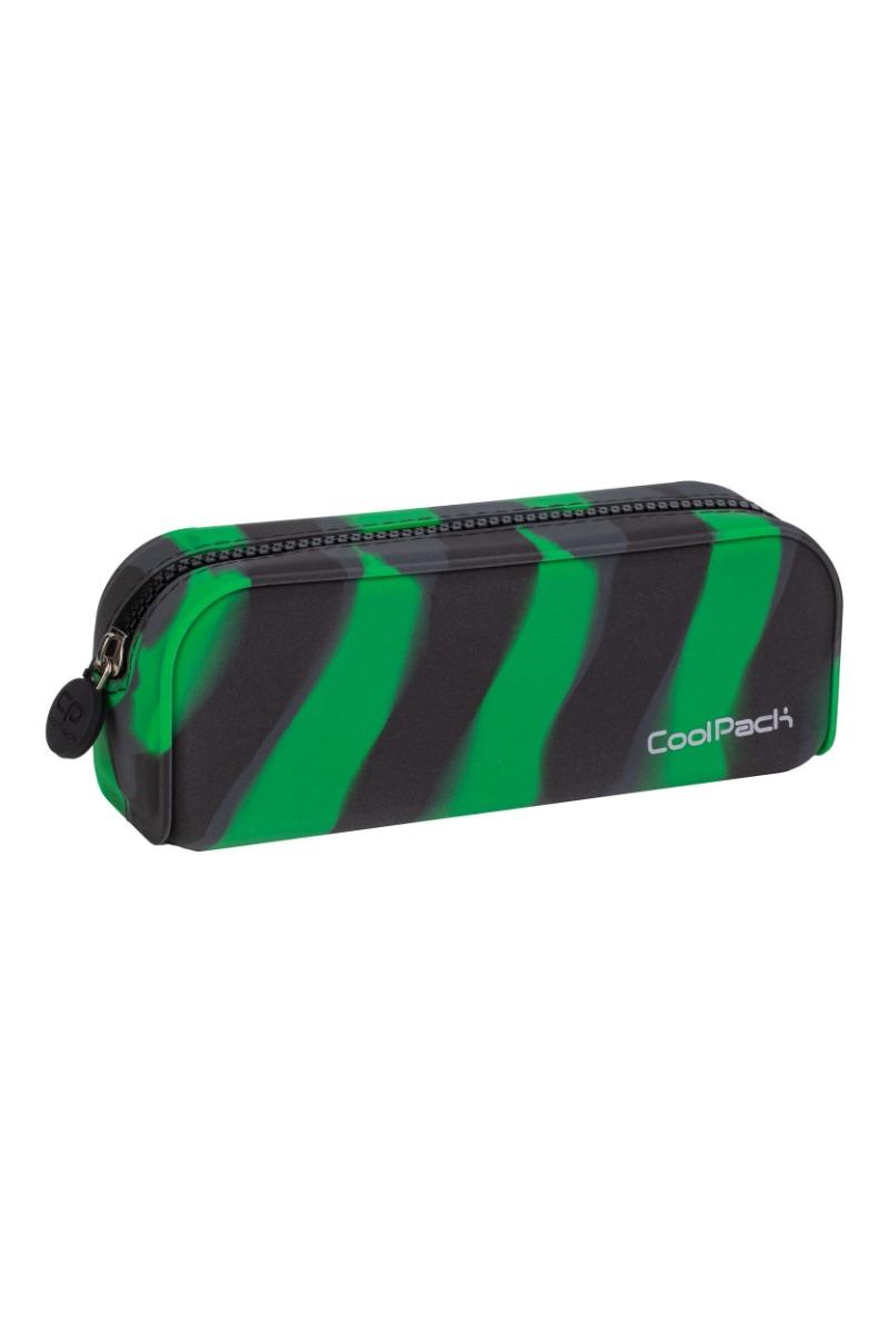 Силиконов несесер Coolpack - Tube - Boys Zebra Green | JAR Computers Силиконов несесер Coolpack - Tube - Boys Zebra Green