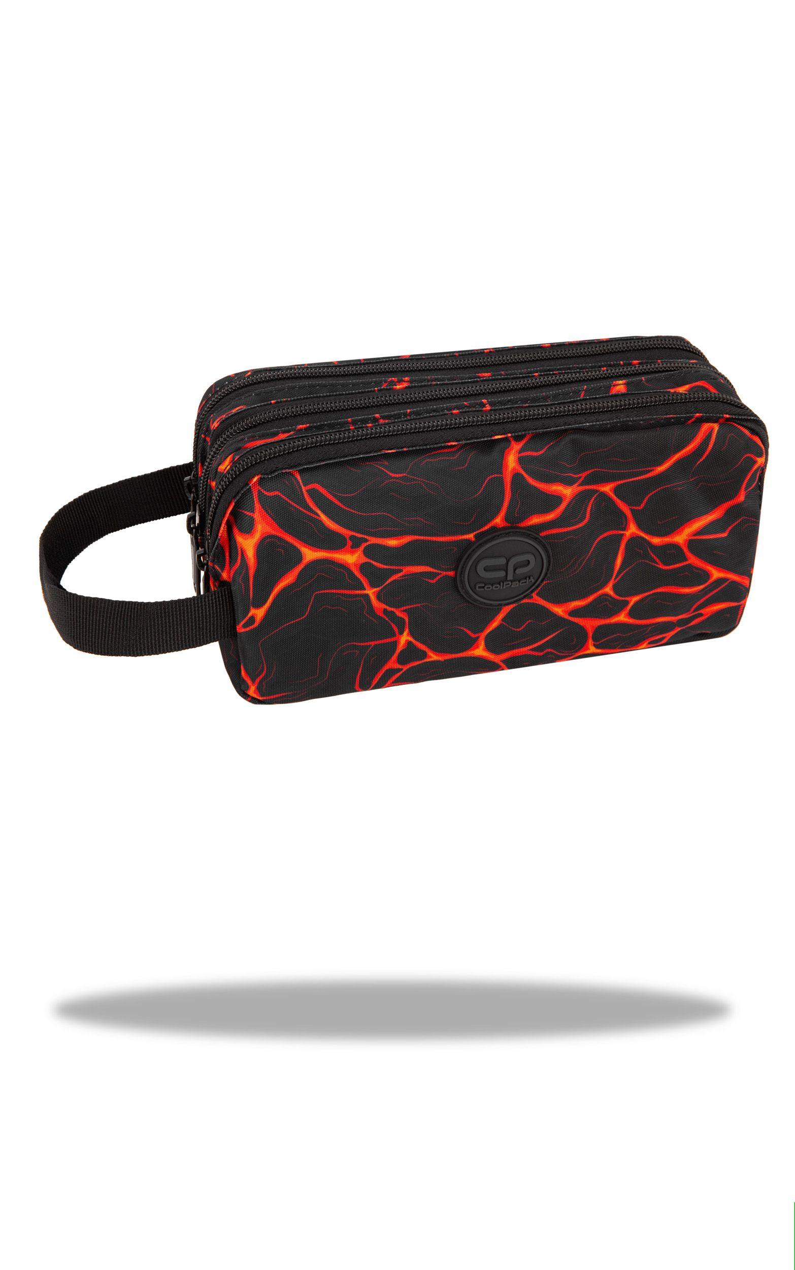 Ученически несесер с три ципа COOLPACK - PRIMUS -  MAGMA