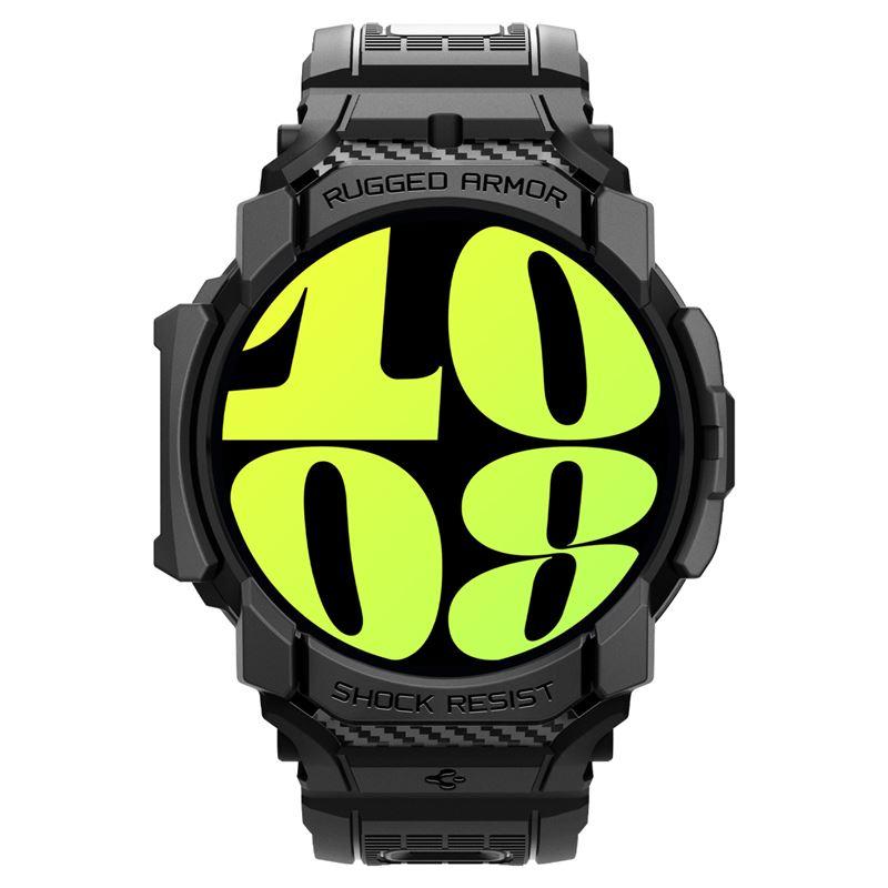 Удароустойчив TPU кейс за Samsung Galaxy Watch 7 40мм - Spigen Rugged Armor Pro Case (черен) | JAR Computers Удароустойчив TPU кейс за Samsung Galaxy Watch 7 40мм - Spigen Rugged Armor Pro Case (черен)