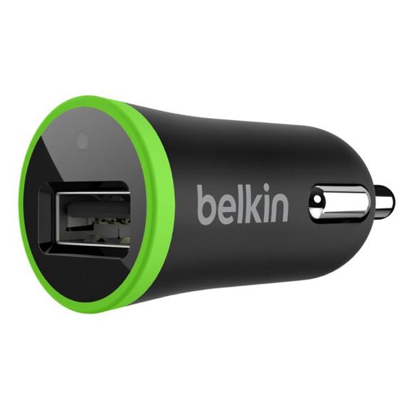 Зарядно за кола за мобилни тeлефони - Belkin Micro Car Charger USB 1A (черен-зелен) | JAR Computers Зарядно за кола за мобилни тeлефони - Belkin Micro Car Charger USB 1A (черен-зелен)
